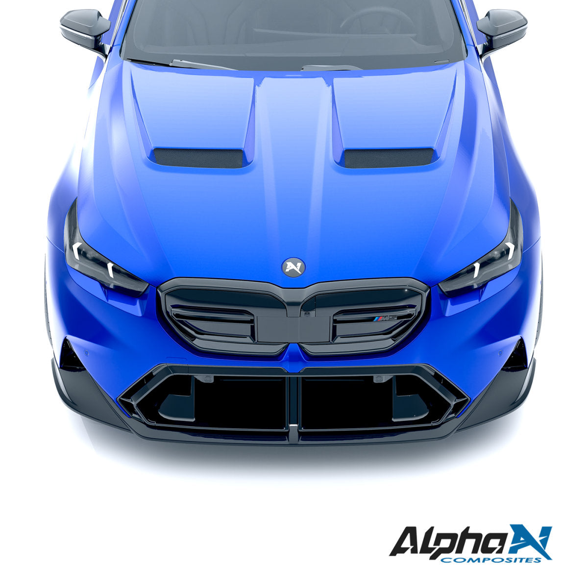 ALPHA-N Carbon Spoiler przedni 3 cz.. do M5 G90 / G99 (2)