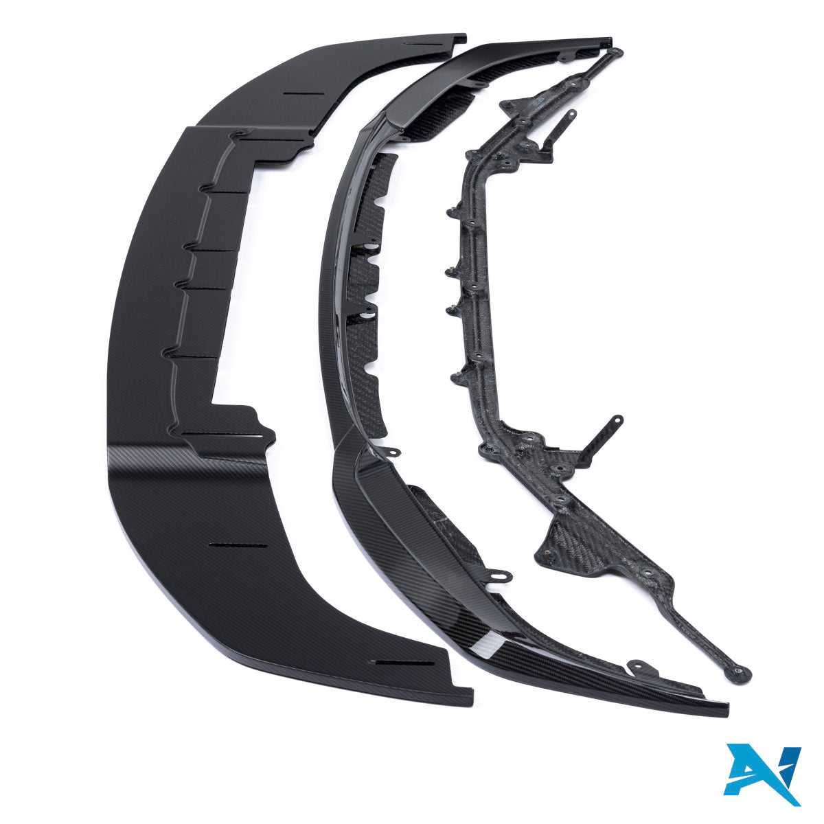 ALPHA-N Carbon Spoiler przedni Class 3 - z verstellbarem Splitter do M2 G87 (4)