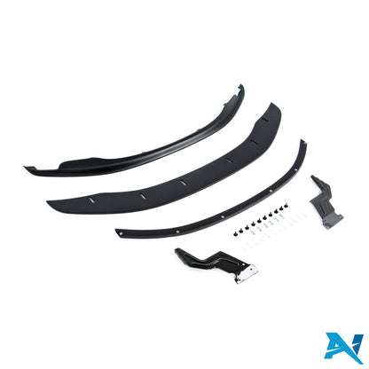 ALPHA-N Carbon Spoiler przedni czarny mat z verstellbarem Splitter do M3 e92 i M3 e90 (2)