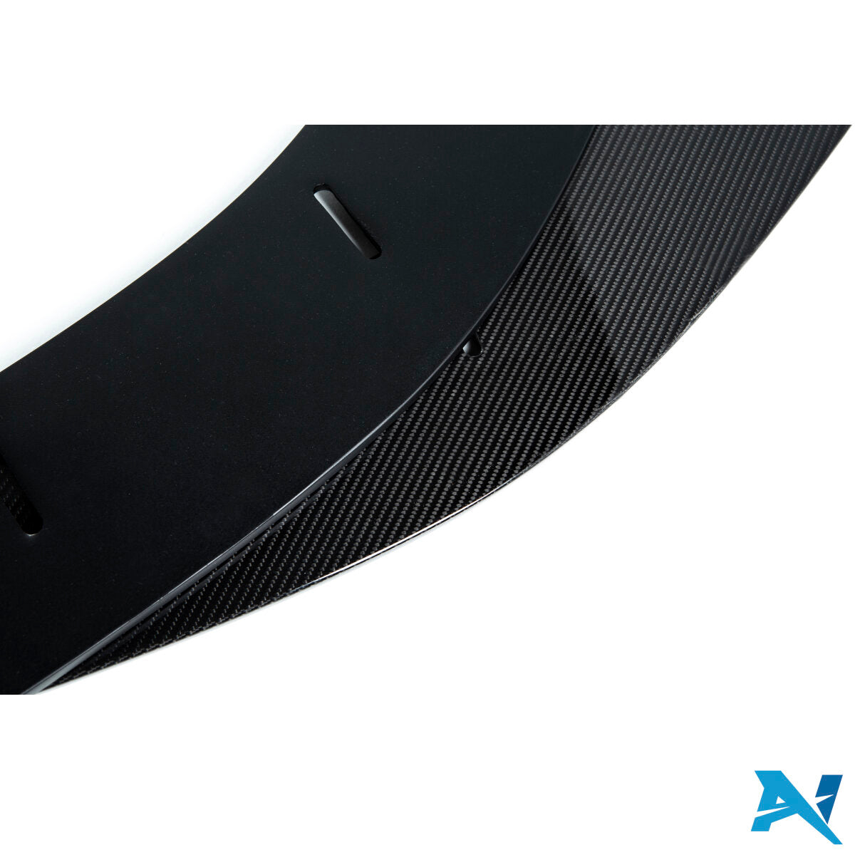 ALPHA-N Carbon Spoiler przedni czarny mat z verstellbarem Splitter do M3 e92 i M3 e90 (4)