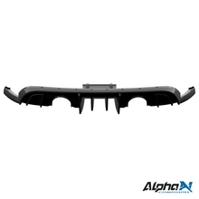 ALPHA-N Carbon Dyfuzor tylny (z 6 Finny) do Porsche Cayman, Spyder 718-982 / 4.0, GT4, GT4 RS (2)