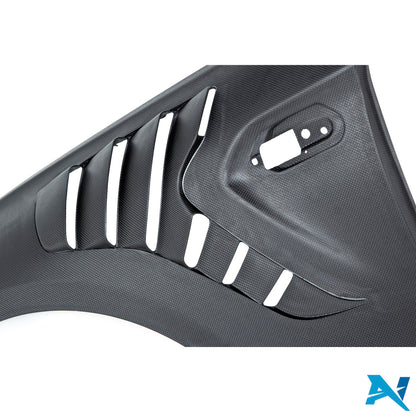 ALPHA-N Carbon Błotnik Zestaw z Odpowietrznik do M2 F87 (4)