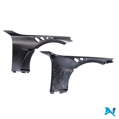 ALPHA-N Carbon Błotnik Zestaw V4 do M2 G87 (15)