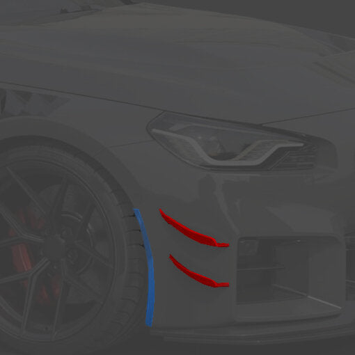 ALPHA-N CORSE Carbon Canard Zestaw do M2 G87 (11)