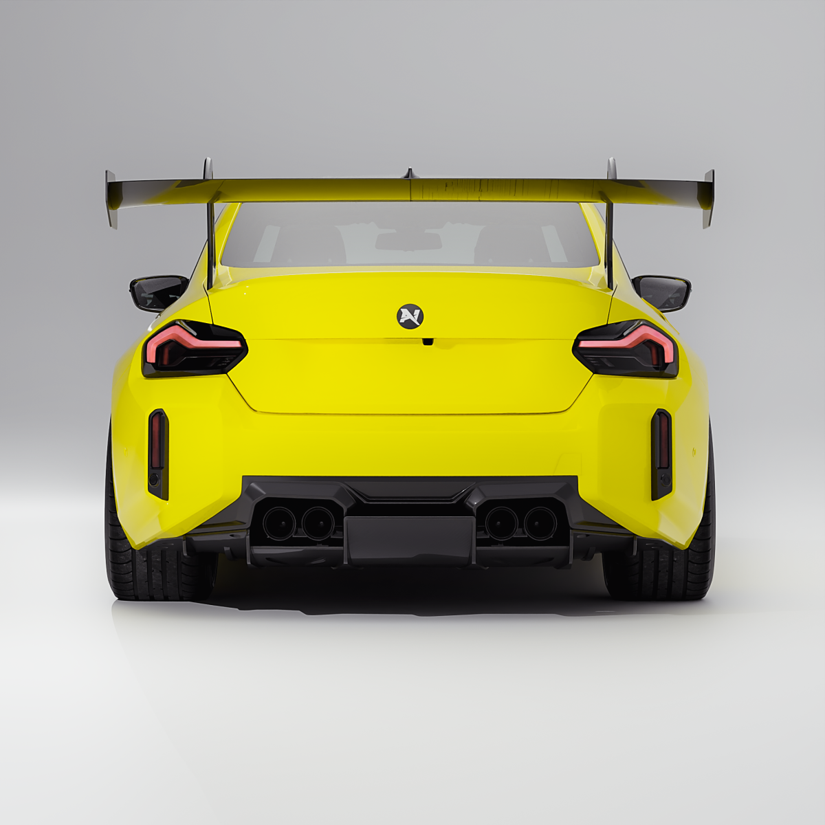 ALPHA-N CORSE Skrzydło tylne GT3-SN do BMW M2 G87 (3)