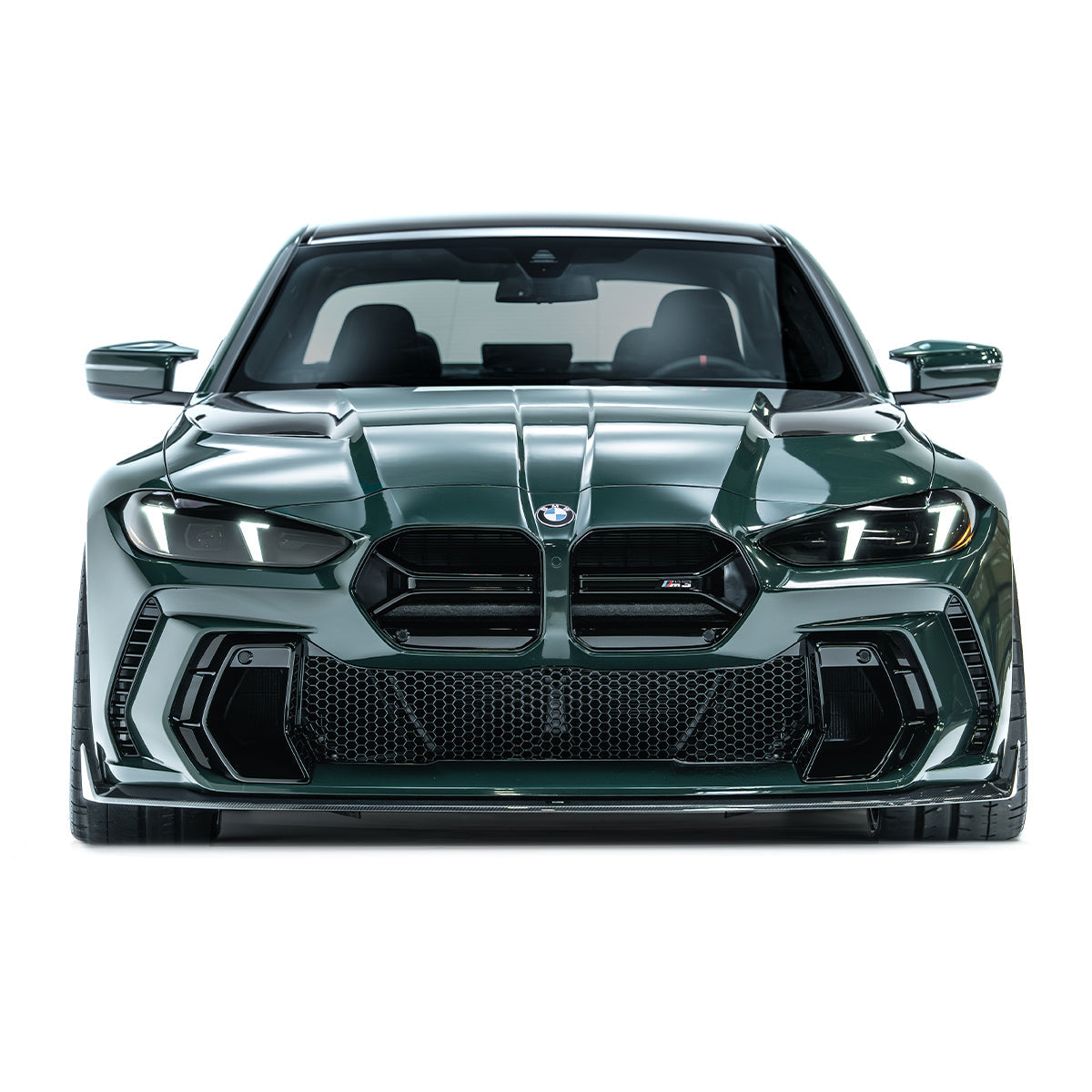 BMW M3 G80/G81, M4 G82/G83 przedni splitter carbon do zderzaka V2 ADRO – zdjęcie 2