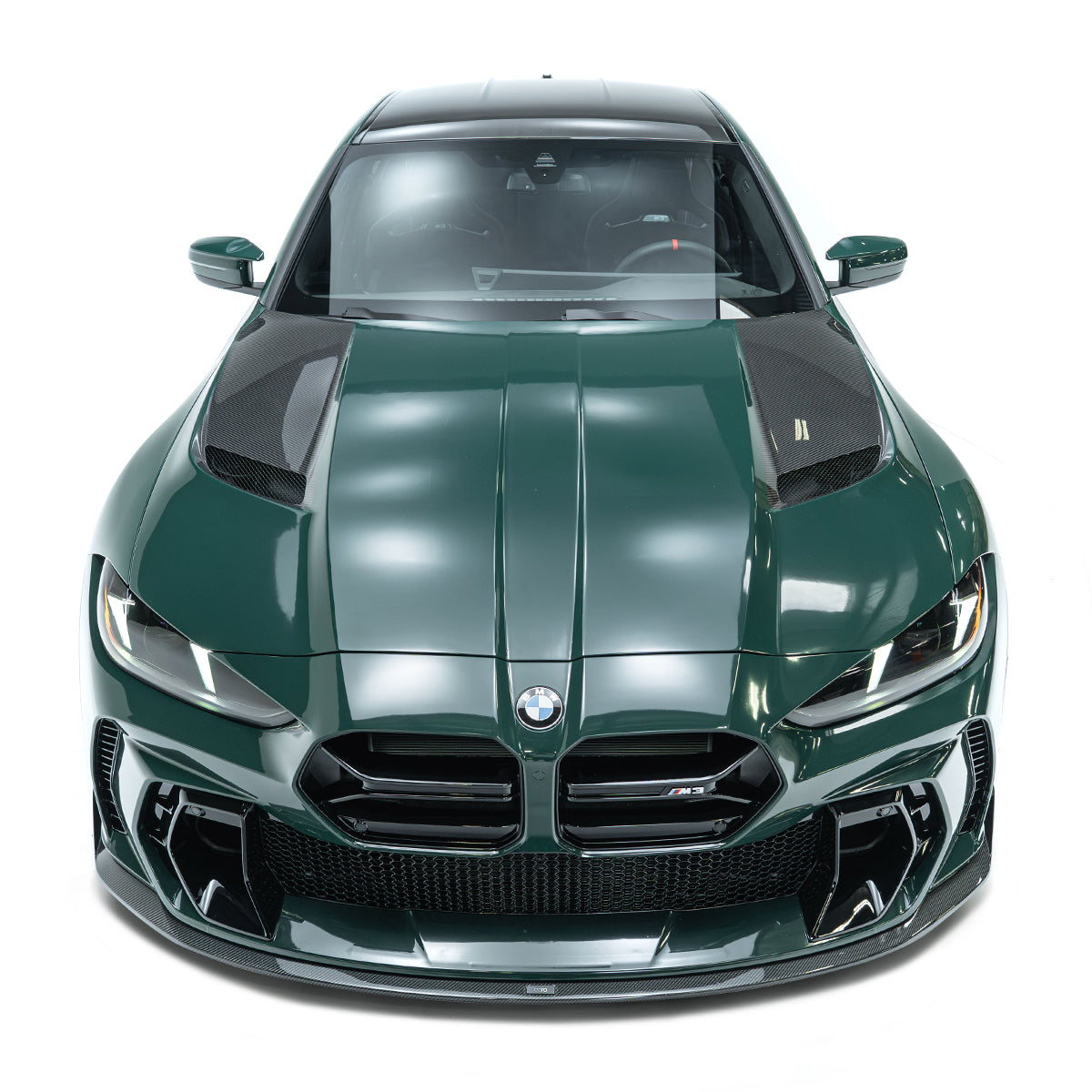 BMW M3 G80/G81, M4 G82/G83 przedni splitter carbon do zderzaka V2 ADRO – zdjęcie 4