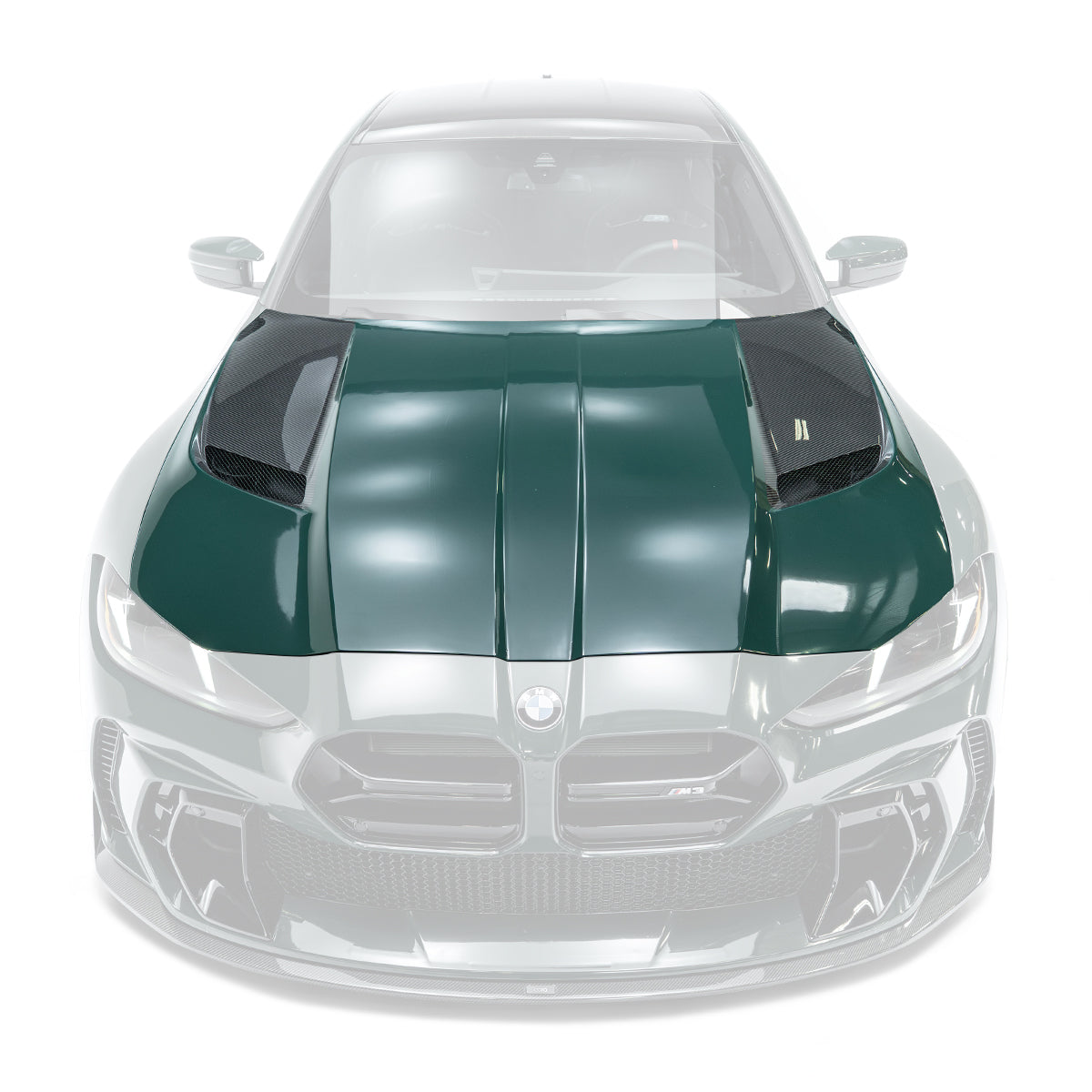 BMW M3 G80/G81, M4 G82/G83 maska carbon z wylotami V2 ADRO – zdjęcie 1