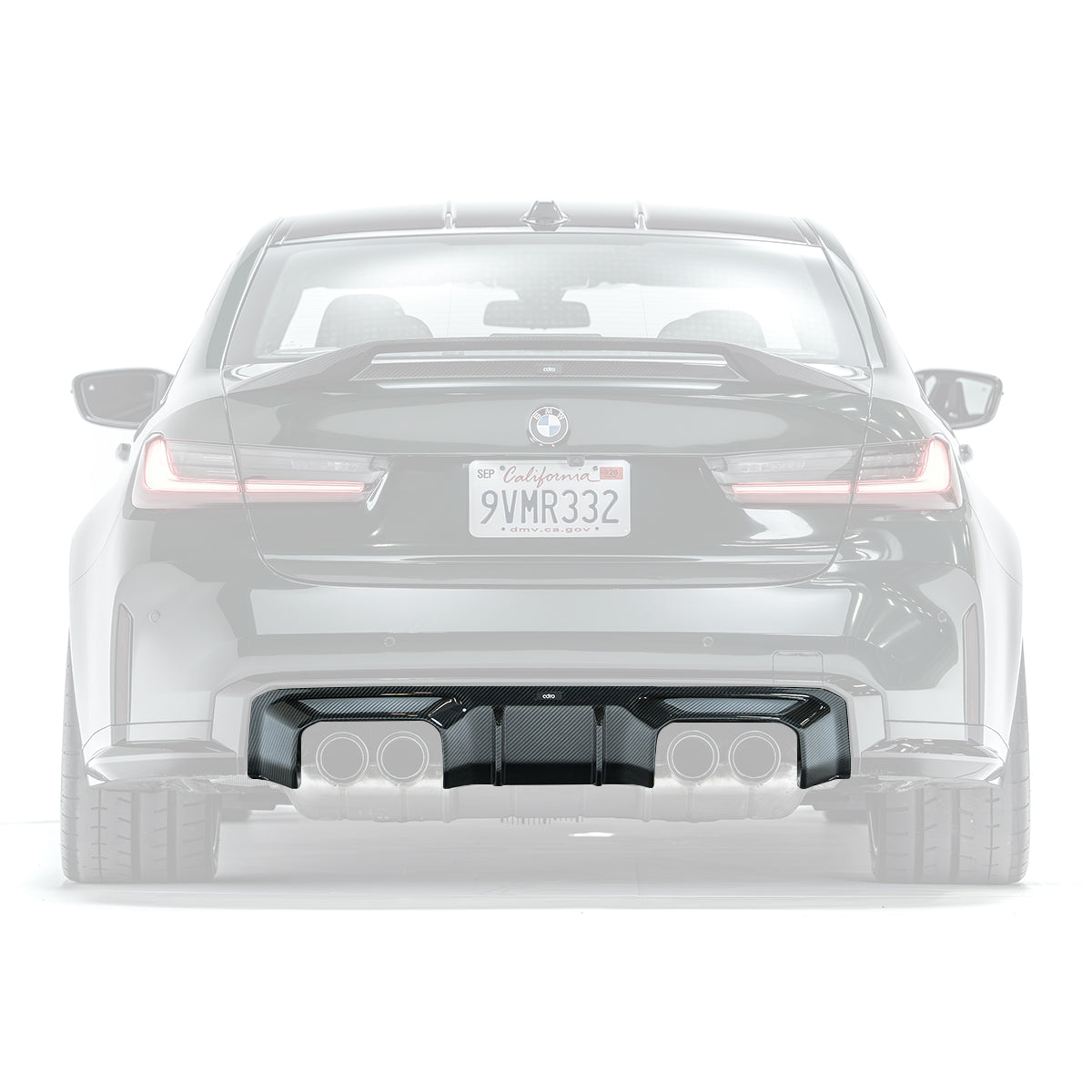 BMW M3 G80/G81, M4 G82/G83 dyfuzor tylny carbon V2 ADRO – zdjęcie 1