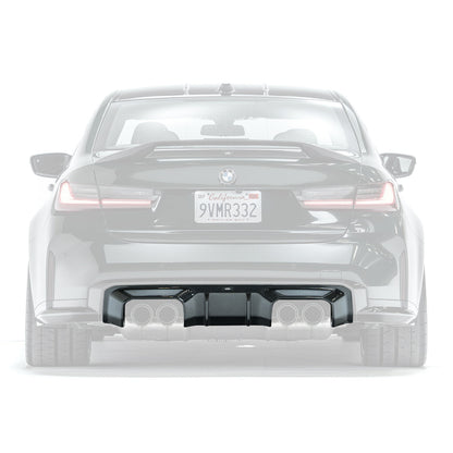 BMW M3 G80/G81, M4 G82/G83 dyfuzor tylny carbon V2 ADRO – zdjęcie 1
