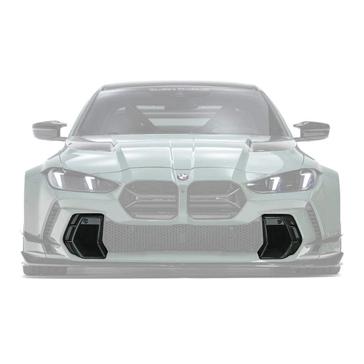 BMW G80 M3/G82 M4 – wloty powietrza carbon pre-preg do zderzaka ADRO V2