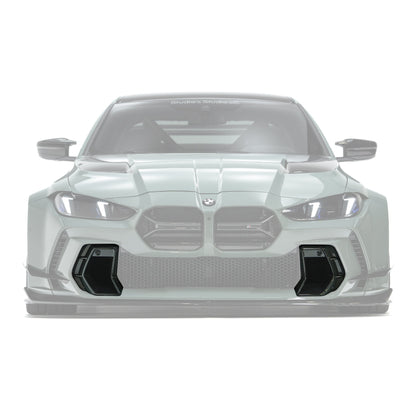 BMW G80 M3/G82 M4 – wloty powietrza carbon pre-preg do zderzaka ADRO V2