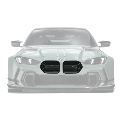 BMW G80 M3/G82 M4 – grill carbon pre-preg do zderzaka ADRO V2