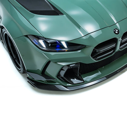 BMW G80 M3/G82 M4 – wloty powietrza carbon pre-preg do zderzaka ADRO V2