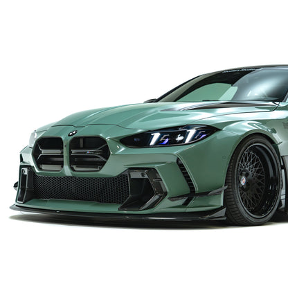 BMW G80 M3/G82 M4 – wloty powietrza carbon pre-preg do zderzaka ADRO V2
