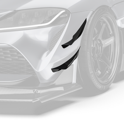 Toyota GR Supra A90 – lotki przednie ARD carbon pre-preg do zderzaka seryjnego ADRO