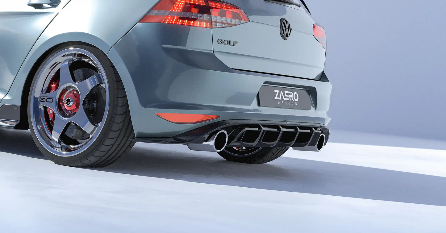 ZAERO DESIGN Dyfuzor tylny VW Golf 7 GTI (Pre-Facelift)