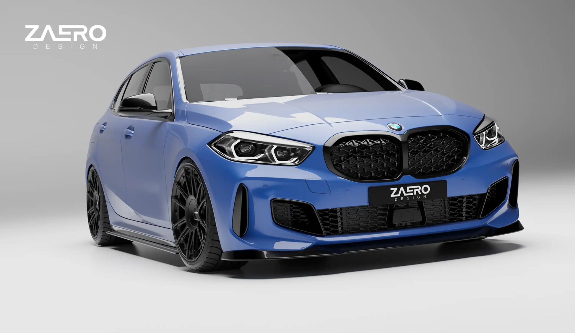 ZAERO DESIGN Splitter przedni 1 Series F40 (2019–2023)