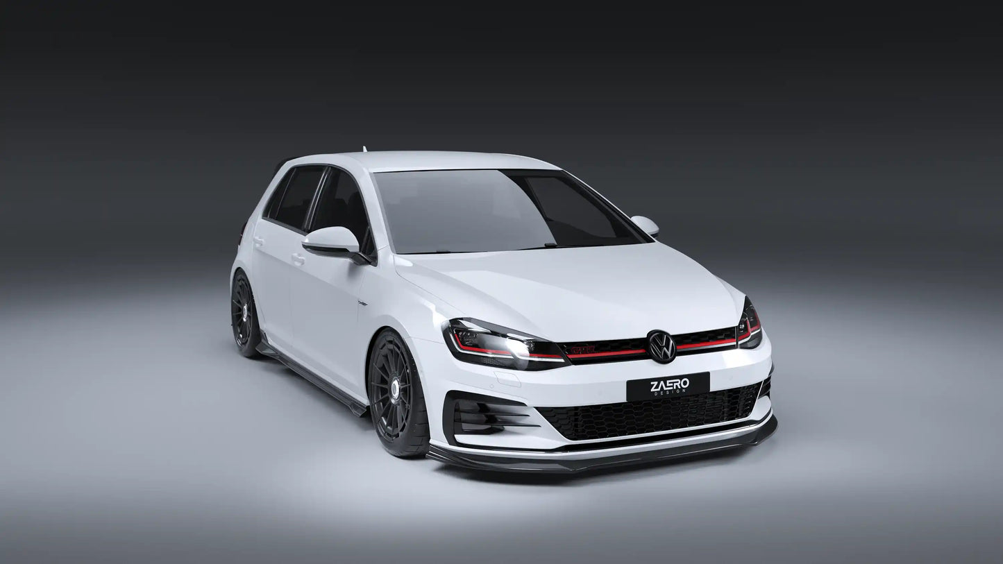 ZAERO DESIGN Splitter przedni VW Golf 7 GTI/GTD