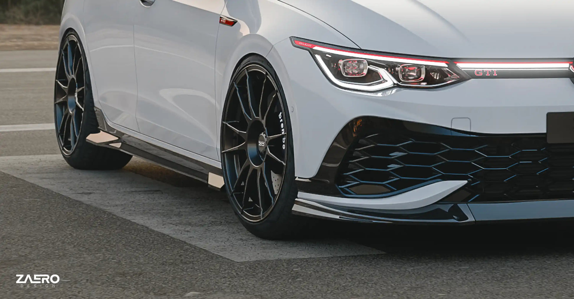 ZAERO DESIGN Front Lip VW Golf 8 GTI Clubsport