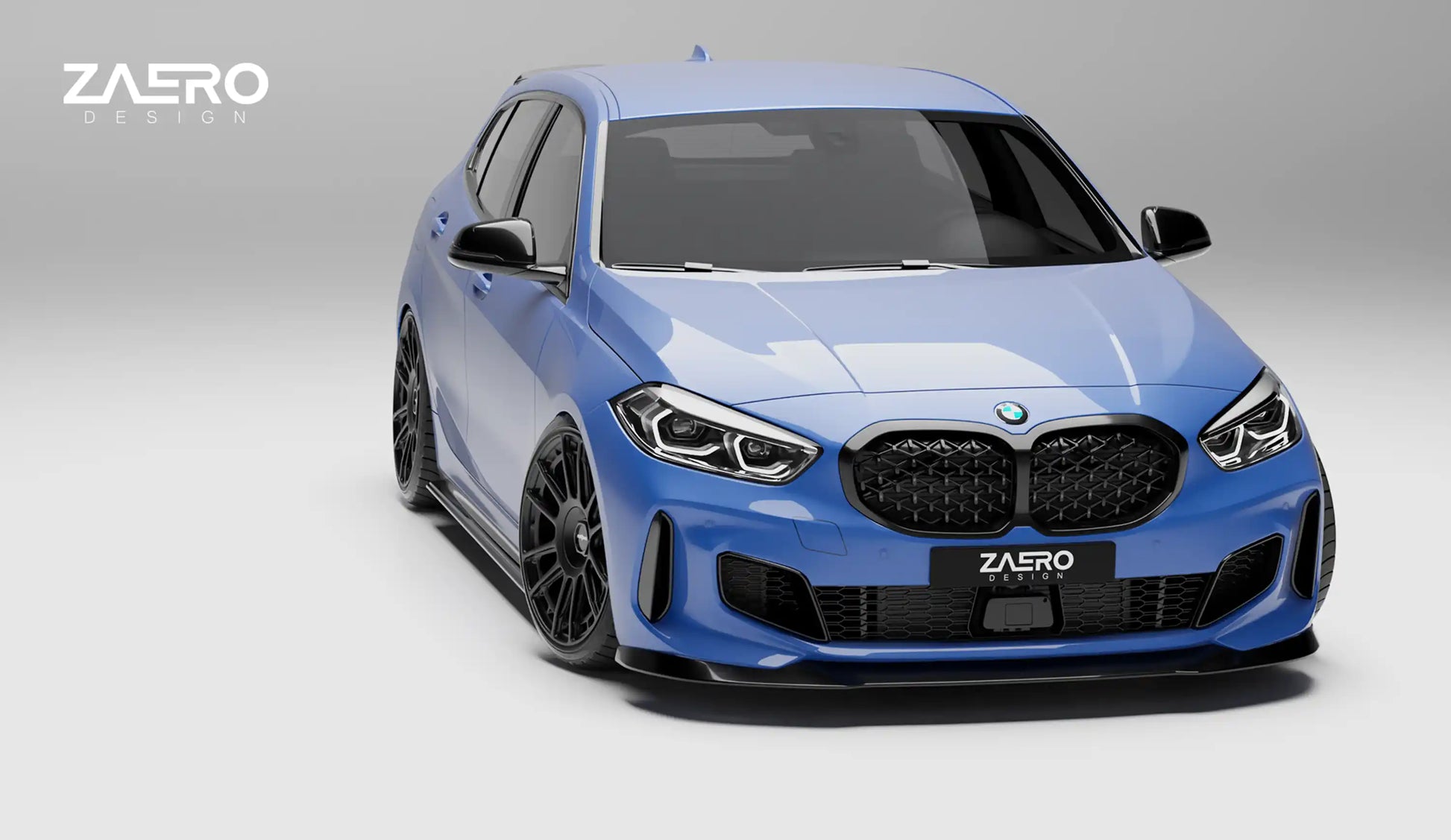ZAERO DESIGN Splitter przedni 1 Series F40 (2019–2023)