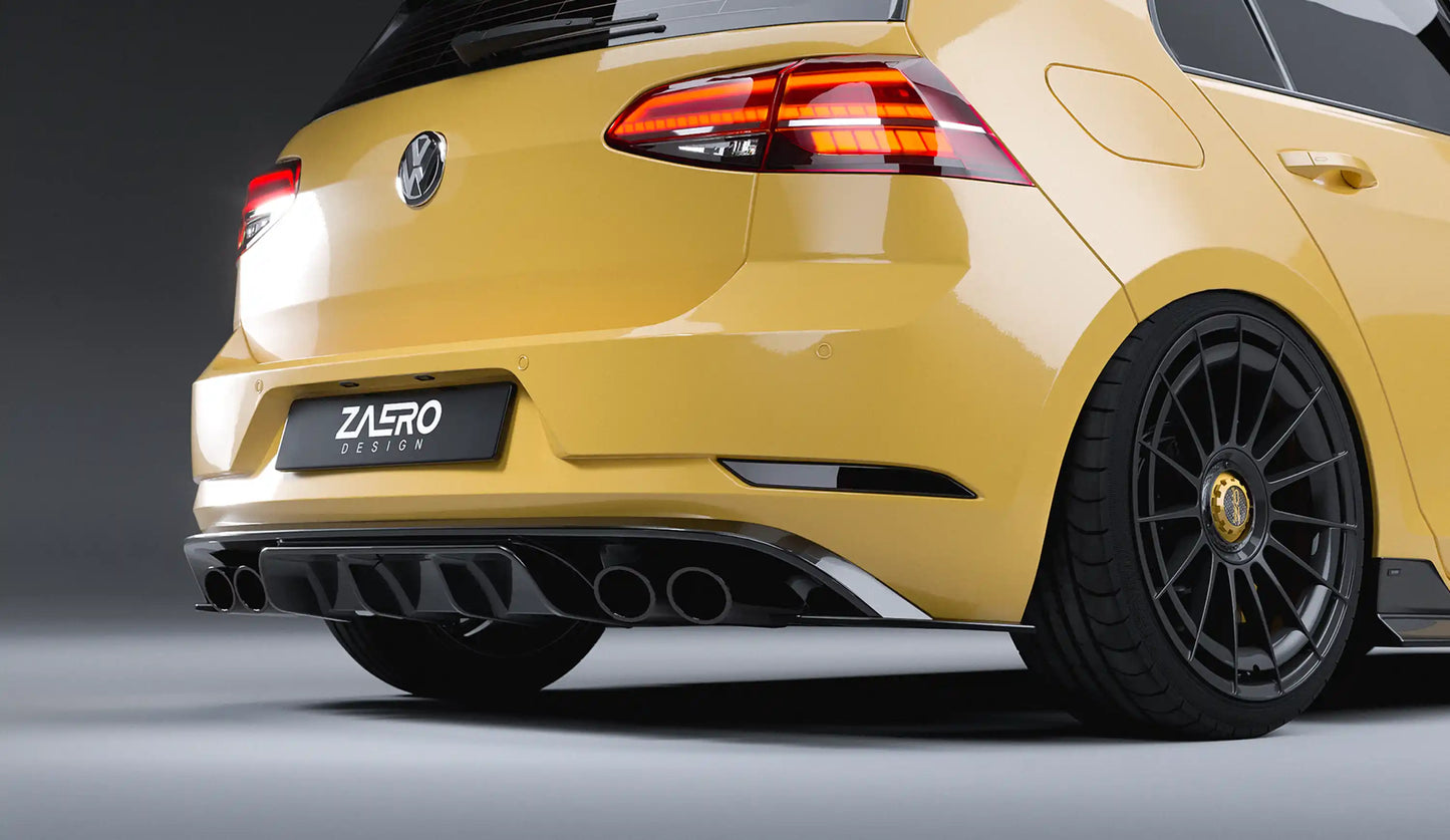 ZAERO DESIGN Dyfuzor tylny VW Golf 7.5 R (2017–2019)