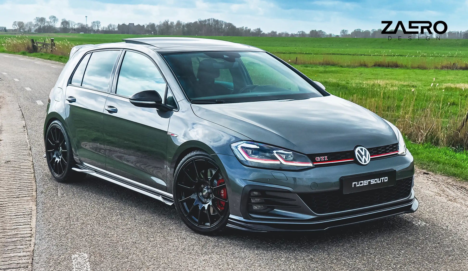 ZAERO DESIGN Splitter przedni VW Golf 7 GTI/GTD
