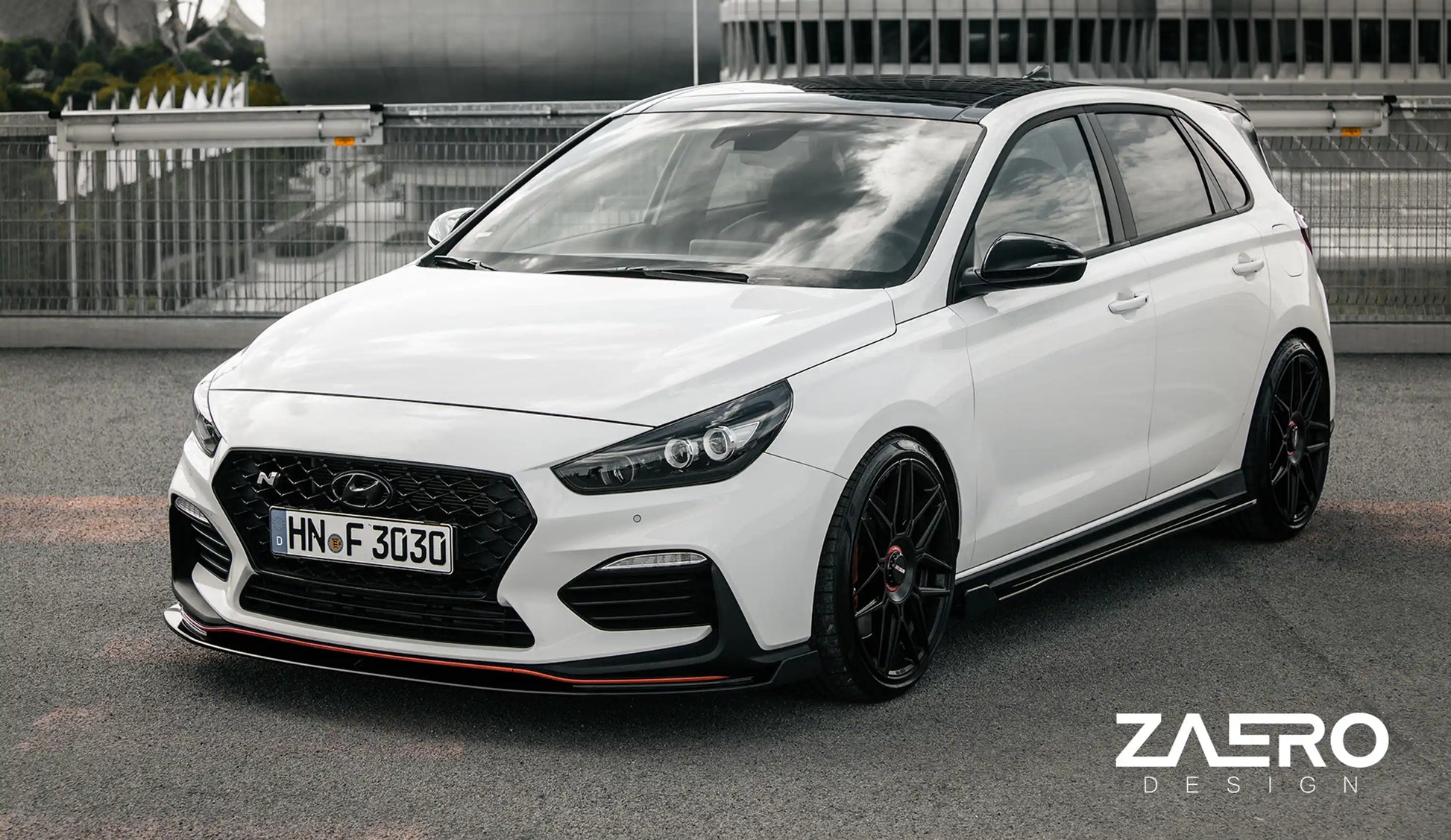 ZAERO DESIGN Splitter przedni i30N Pre-Facelift