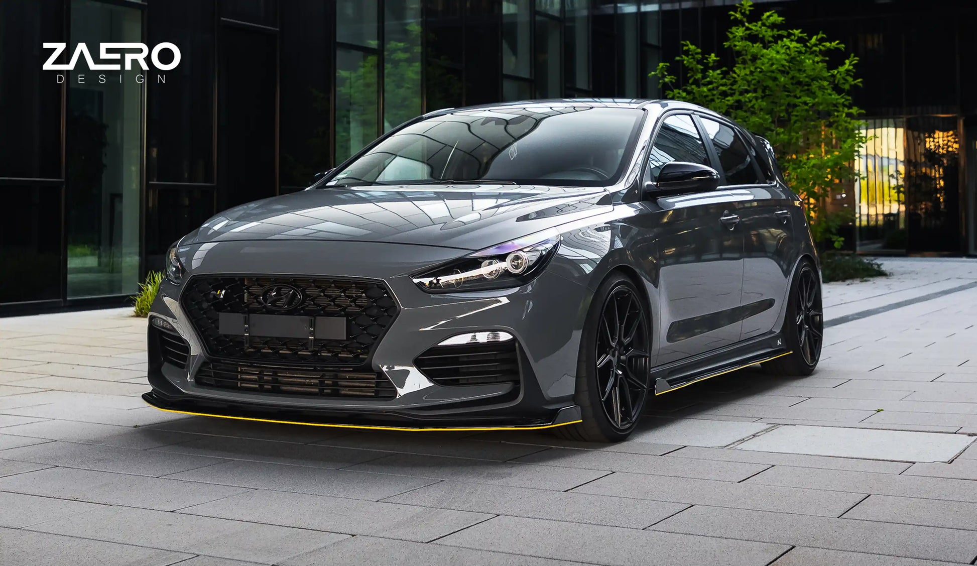 ZAERO DESIGN Splitter przedni i30N Pre-Facelift