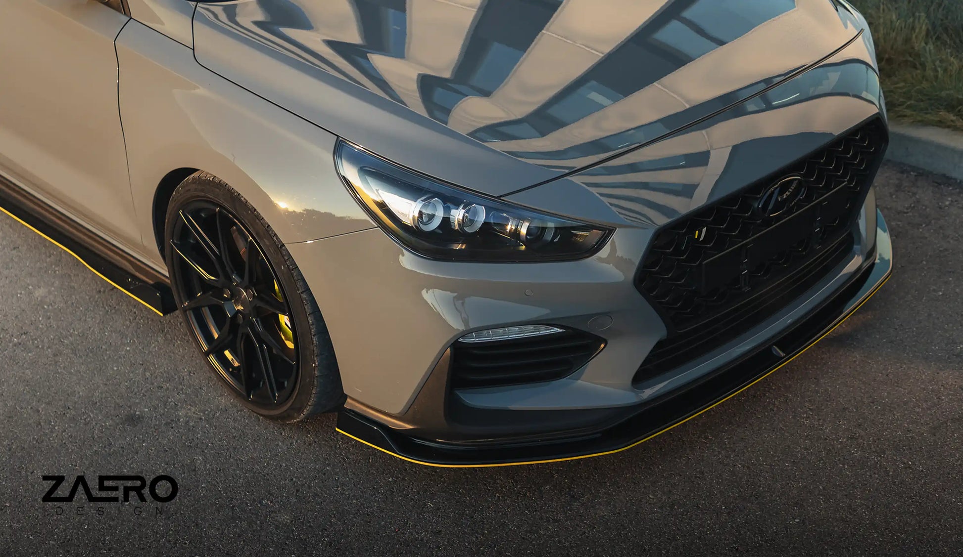 ZAERO DESIGN Splitter przedni i30N Pre-Facelift