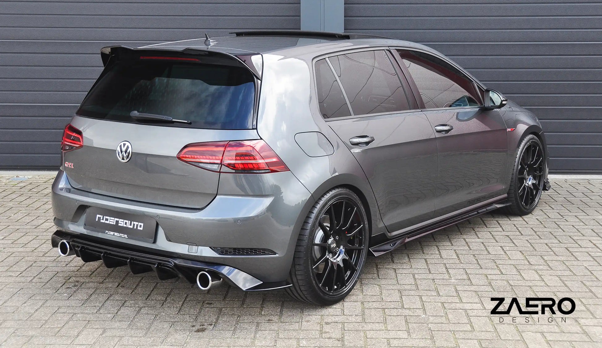 ZAERO DESIGN Dyfuzor tylny VW Golf 7 GTI/GTD