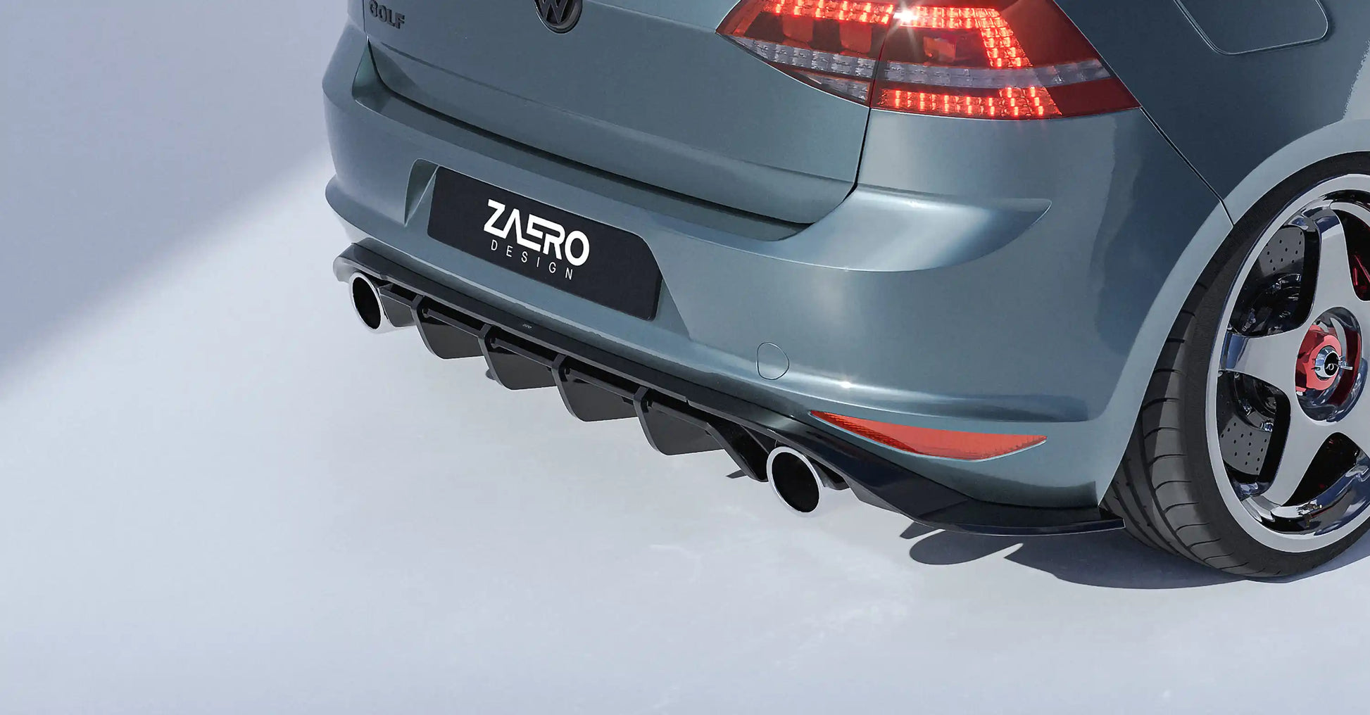 ZAERO DESIGN Dyfuzor tylny VW Golf 7 GTI (Pre-Facelift)