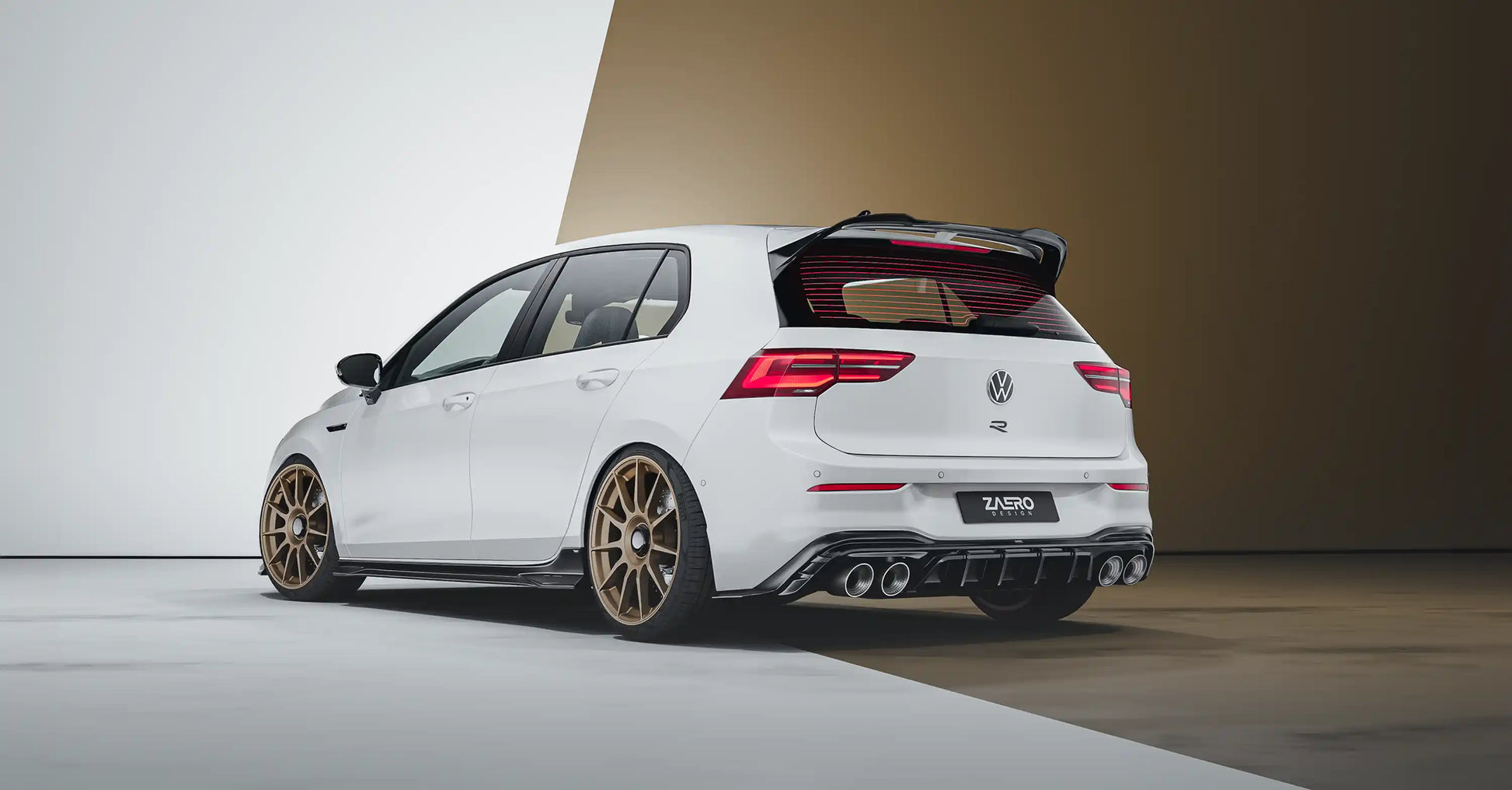ZAERO DESIGN Dyfuzor tylny VW Golf 8 R