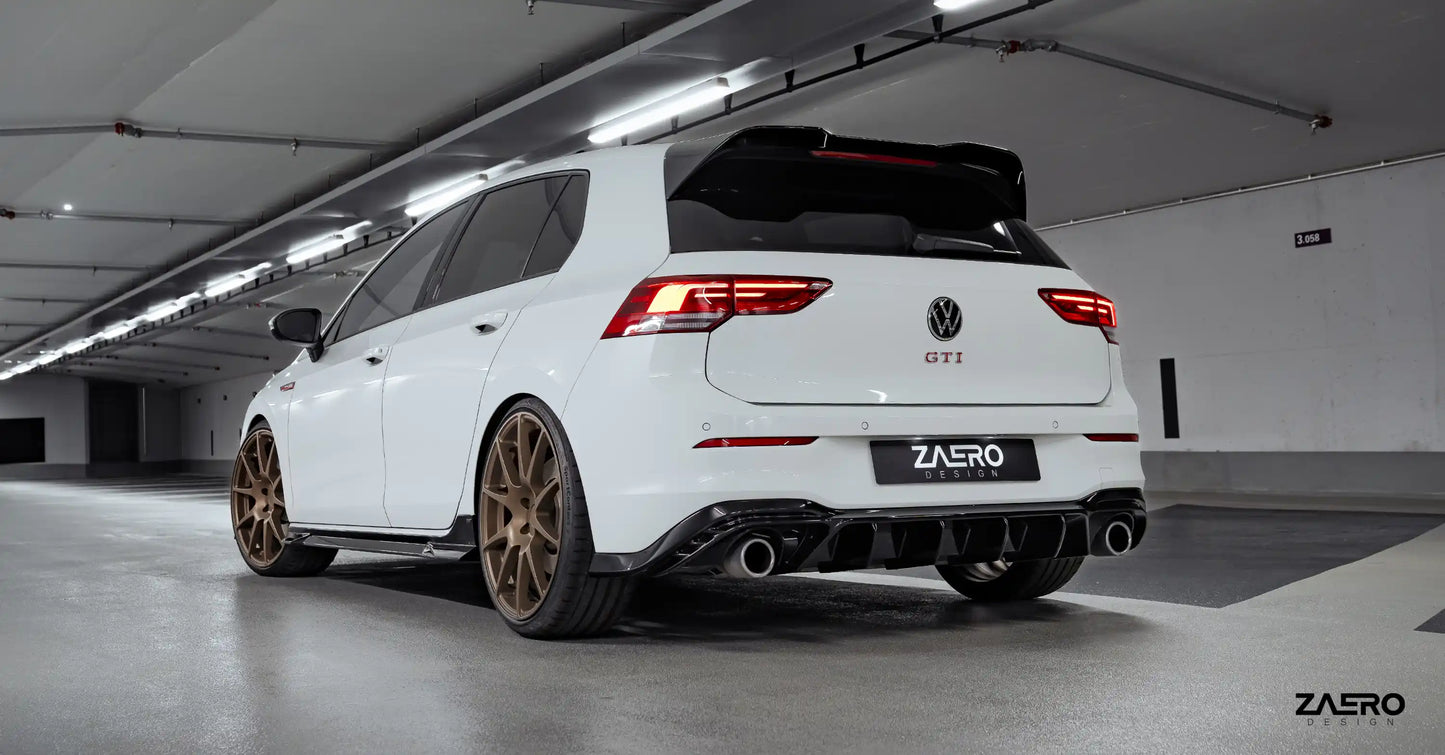 ZAERO DESIGN Dyfuzor tylny VW Golf 8 GTI/Clubsport (2020–2024)