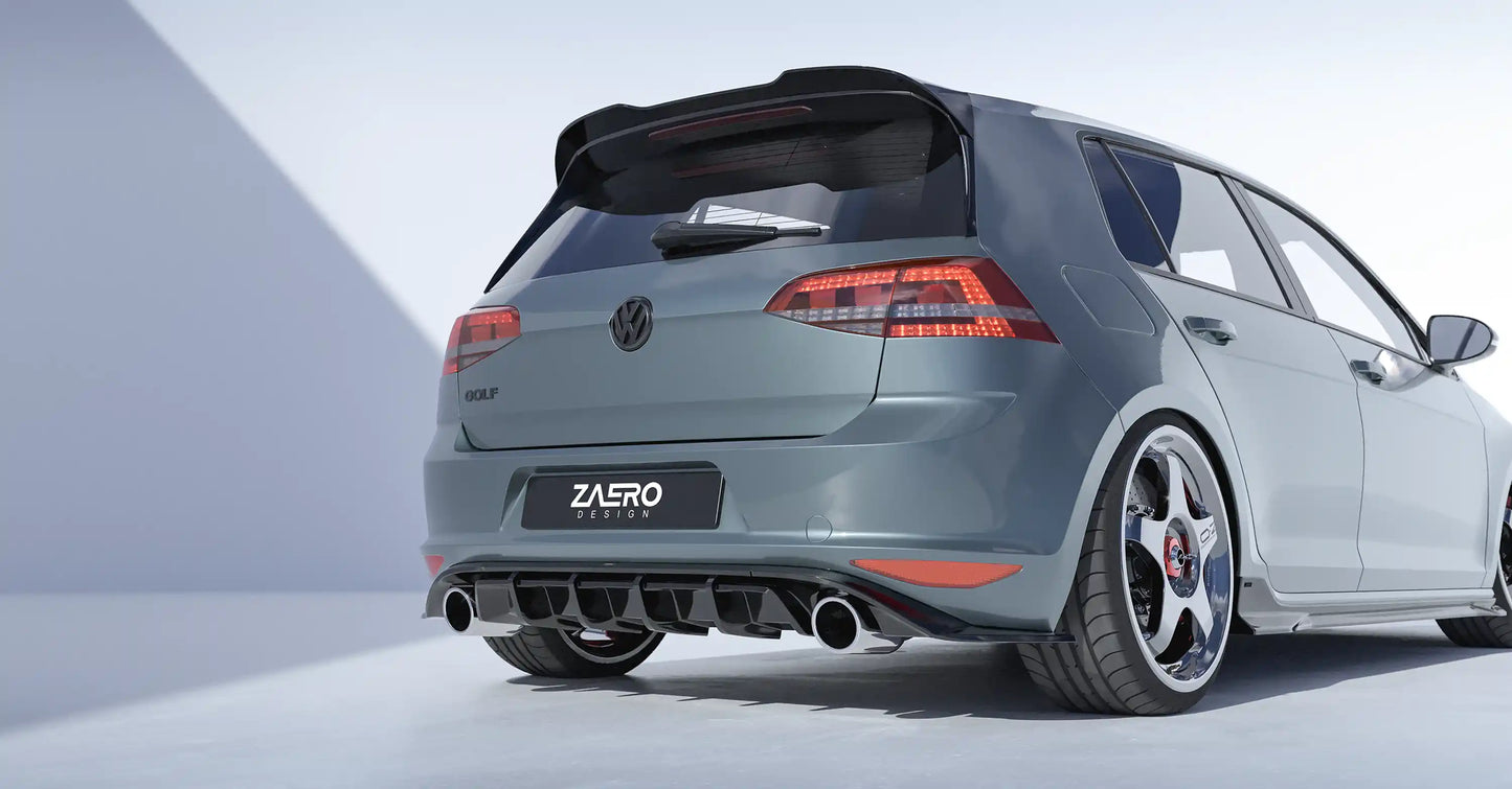 ZAERO DESIGN Dyfuzor tylny VW Golf 7 GTI (Pre-Facelift)