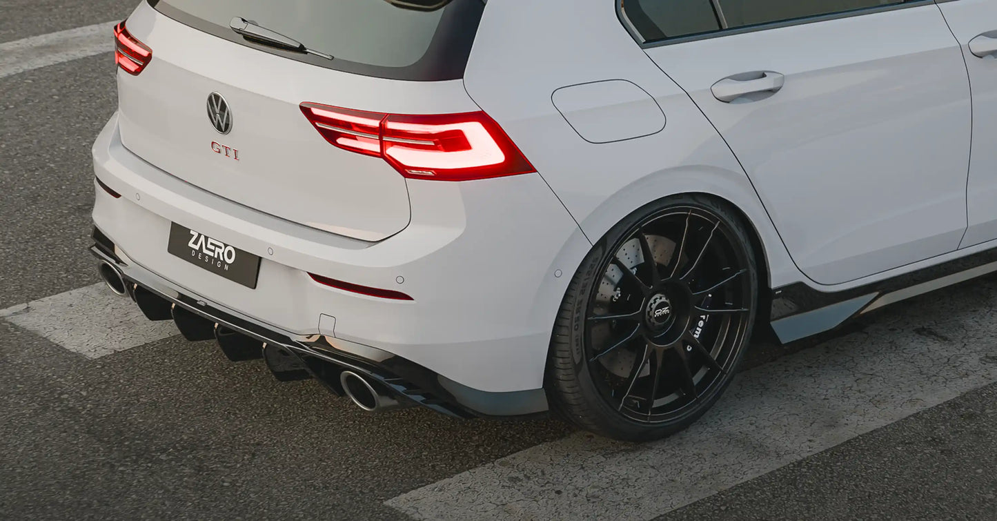 ZAERO DESIGN Dyfuzor tylny VW Golf 8 GTI Clubsport