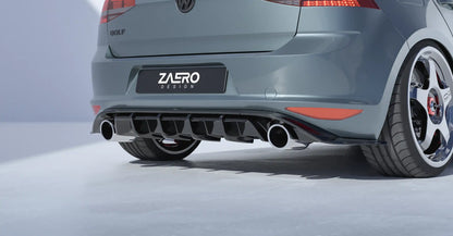 ZAERO DESIGN Dyfuzor tylny VW Golf 7 GTI (Pre-Facelift)