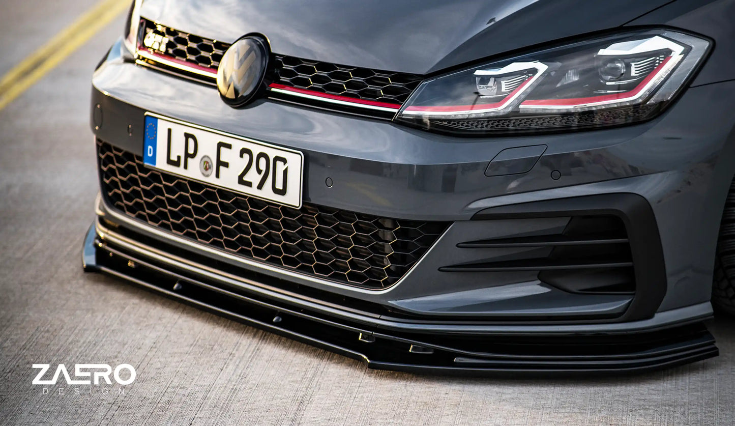 ZAERO DESIGN Splitter przedni VW Golf 7 GTI/GTD