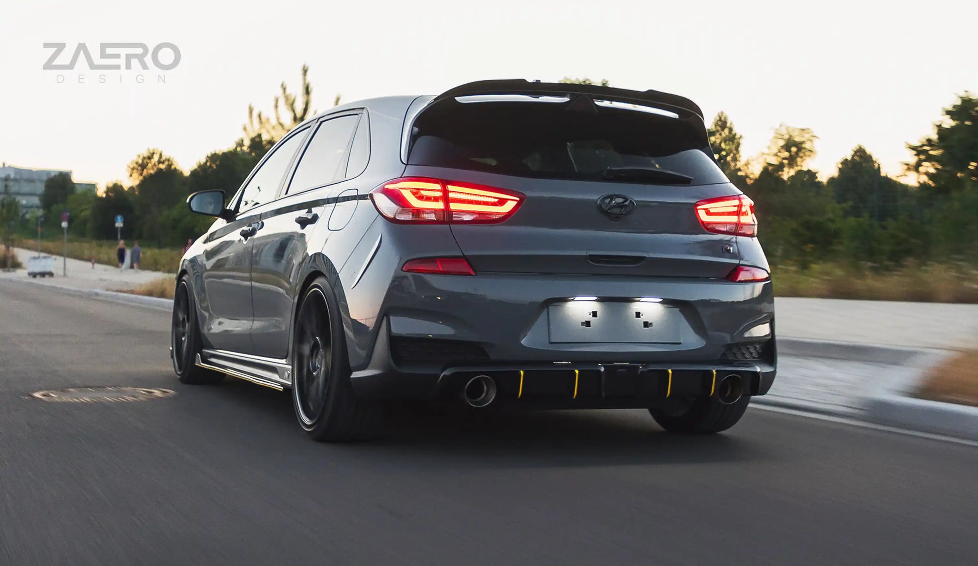ZAERO DESIGN Dyfuzor tylny i30N Pre-Facelift