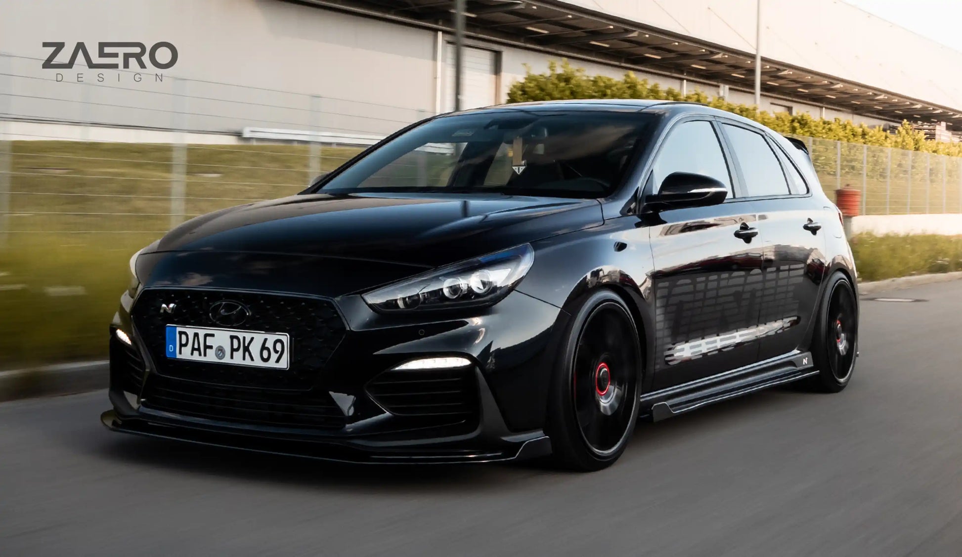 ZAERO DESIGN Splitter przedni i30N Pre-Facelift