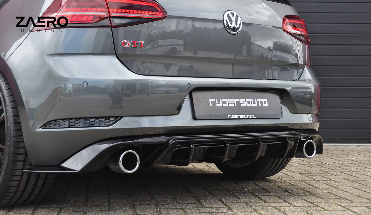 ZAERO DESIGN Dyfuzor tylny VW Golf 7 GTI/GTD