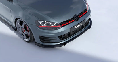 ZAERO DESIGN Splitter przedni VW Golf 7 GTI | GTD (Pre-Facelift)