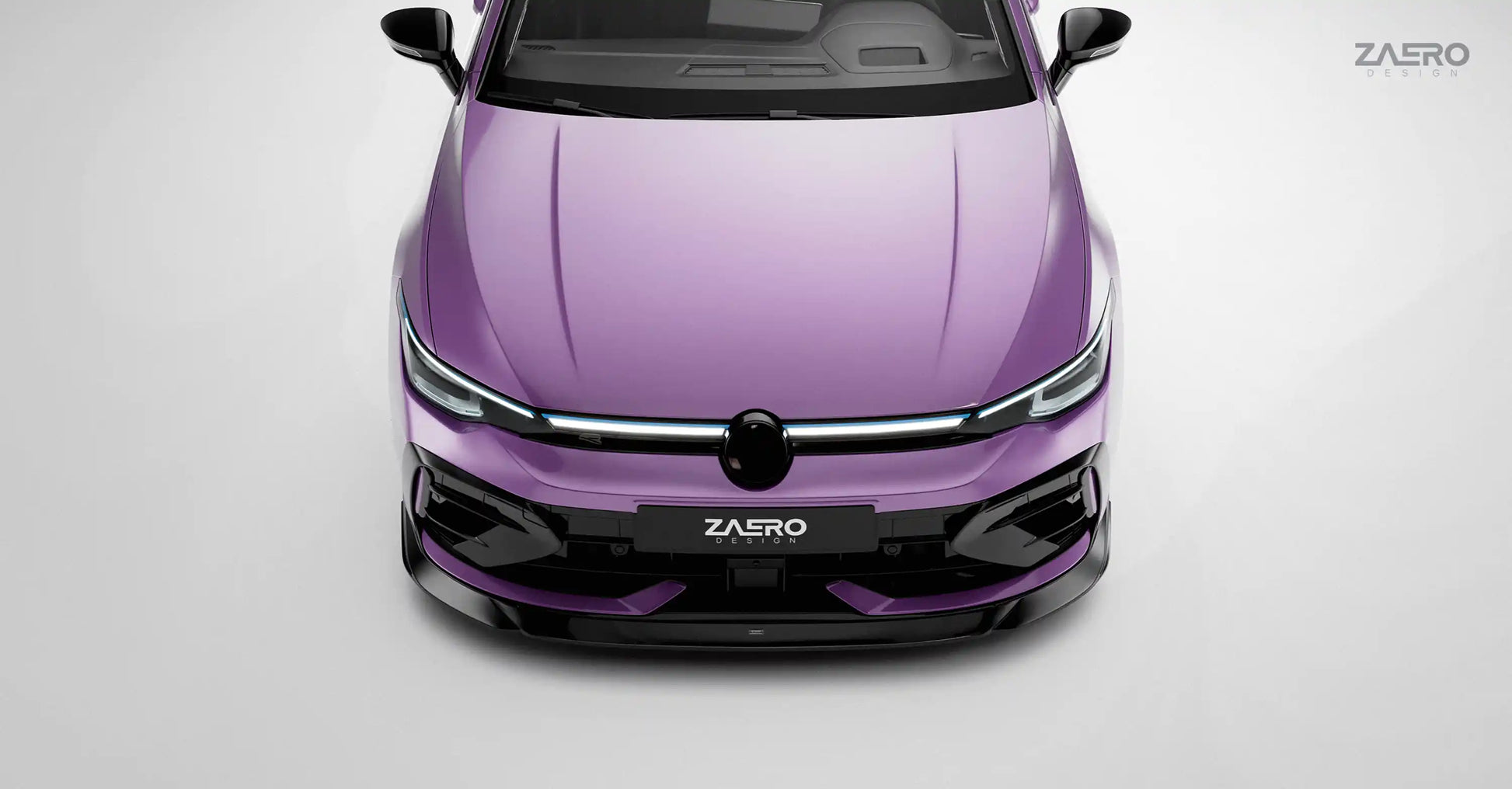 ZAERO DESIGN Front Lip VW Golf 8.5 R (Facelift)