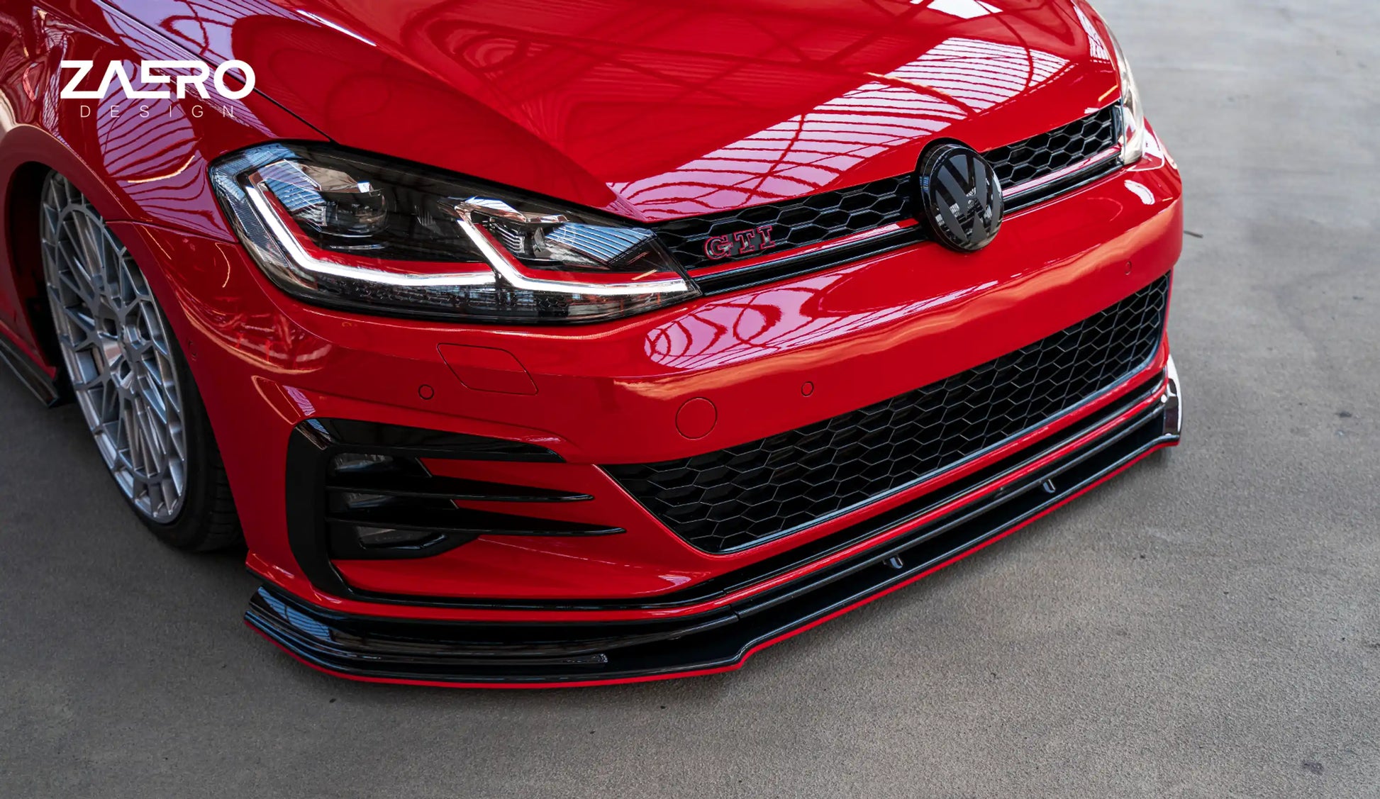 ZAERO DESIGN Splitter przedni VW Golf 7 GTI/GTD