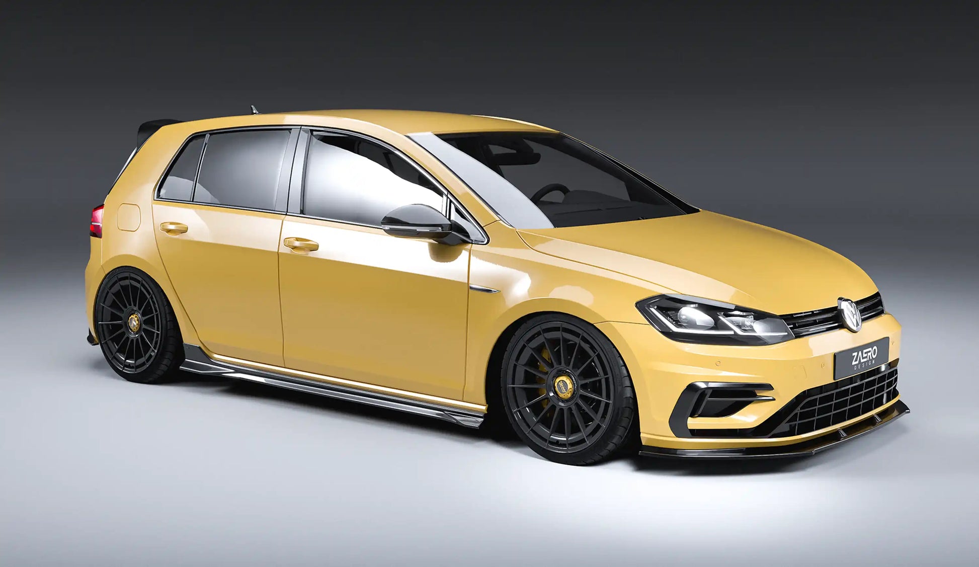 ZAERO DESIGN Front Lip VW Golf 7.5 R (2017–2019)