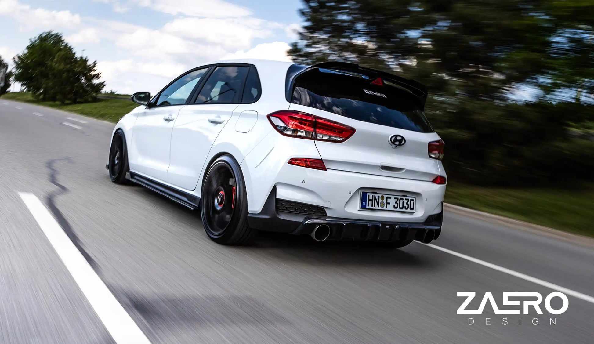 ZAERO DESIGN Dyfuzor tylny i30N Pre-Facelift