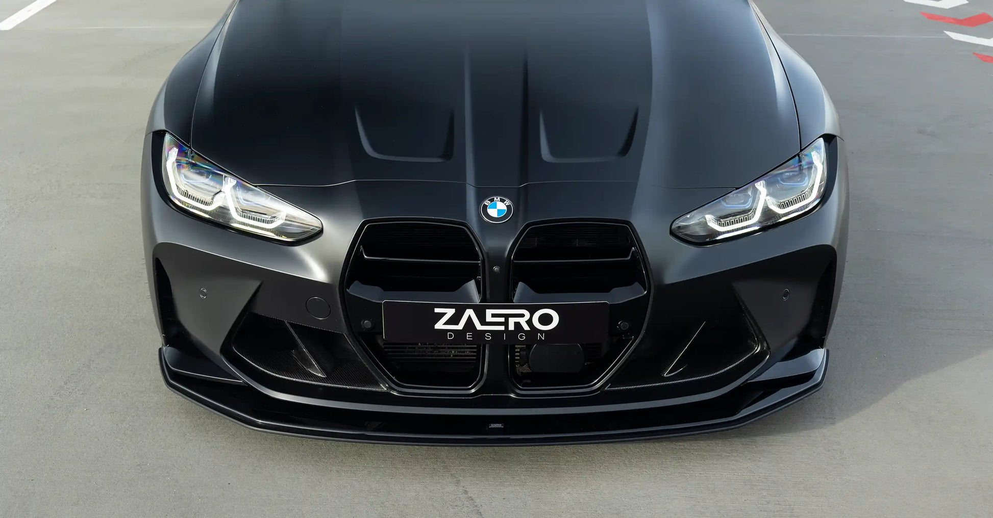 ZAERO DESIGN Splitter przedni M3 G80 | G81 & M4 G82 | G83 – adjustable & chassis-mounted