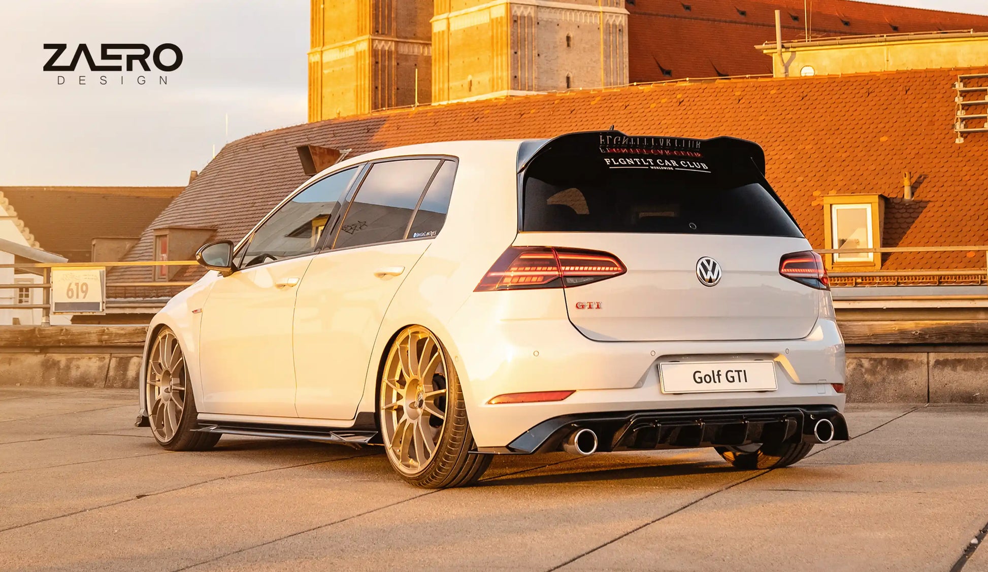 ZAERO DESIGN Dyfuzor tylny VW Golf 7 GTI/GTD