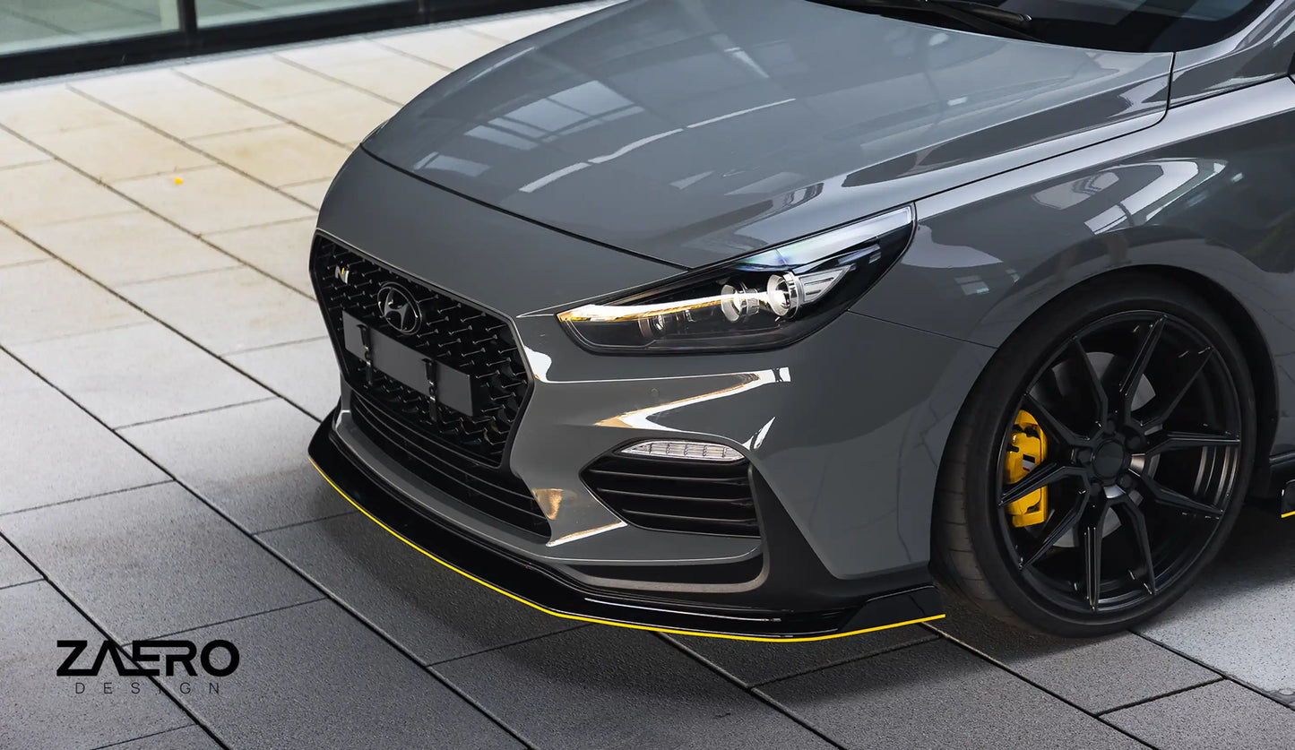 ZAERO DESIGN Splitter przedni i30N Pre-Facelift
