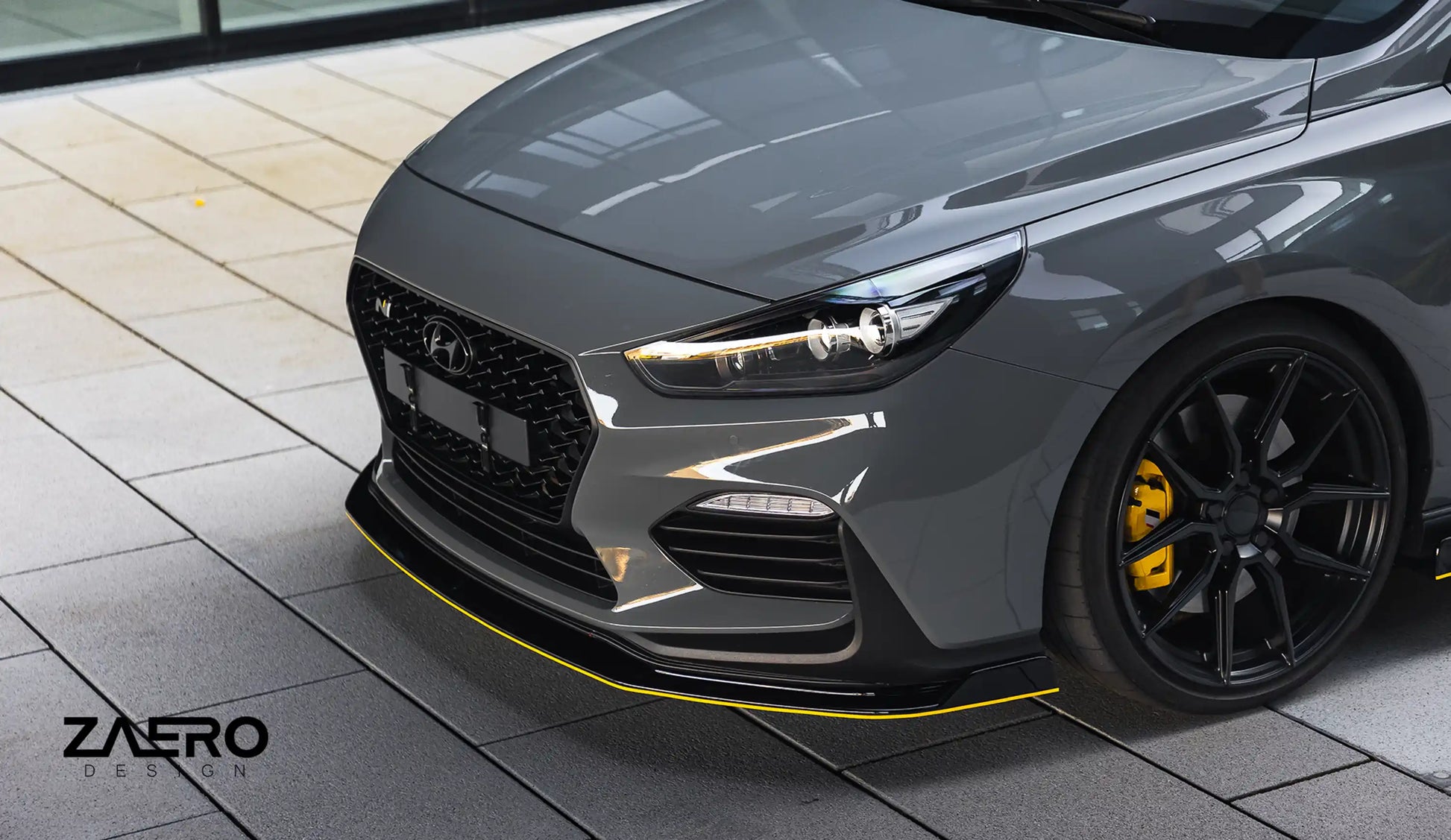 ZAERO DESIGN Splitter przedni i30N Pre-Facelift